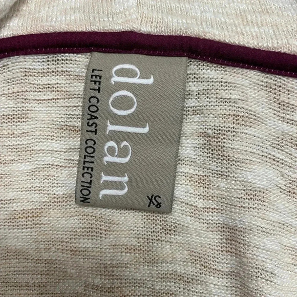 Dolan Anthropologie Open Cream Cardigan Hoodie  Size XS - Picture 7 of 8